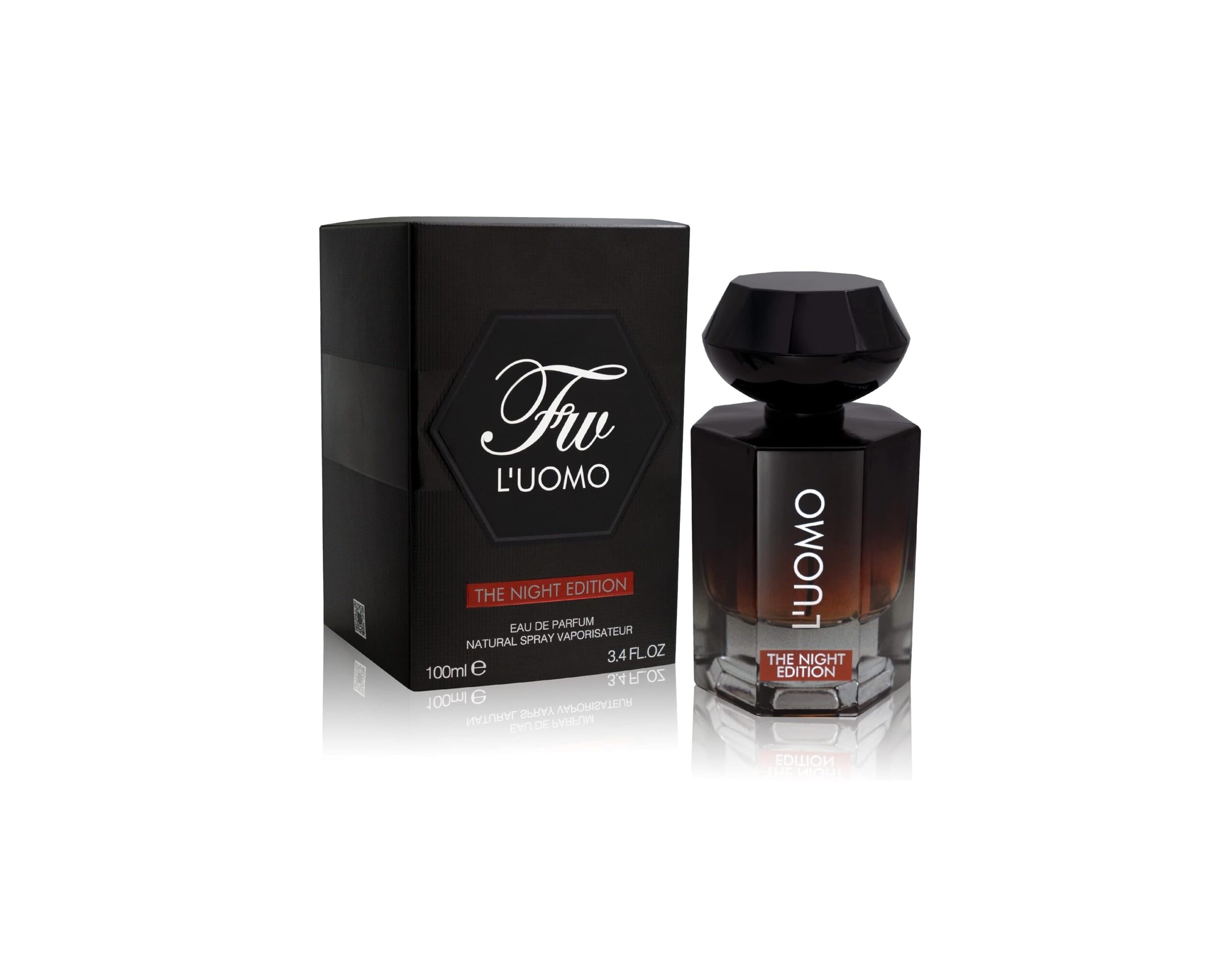 Fragrance World L'Uomo The Night Edition EDP 100 мл – Дървесен аромат с лавандула - Image 3