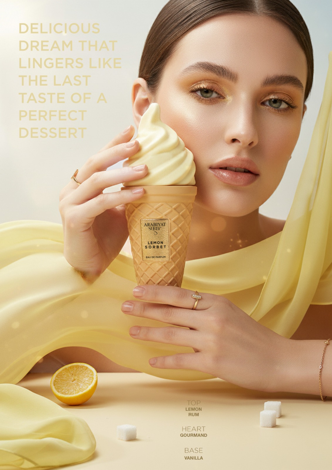 Arabiyat Sugar Lemon Sorbet EDP 100 мл – Гурме аромат с гурме - Image 10