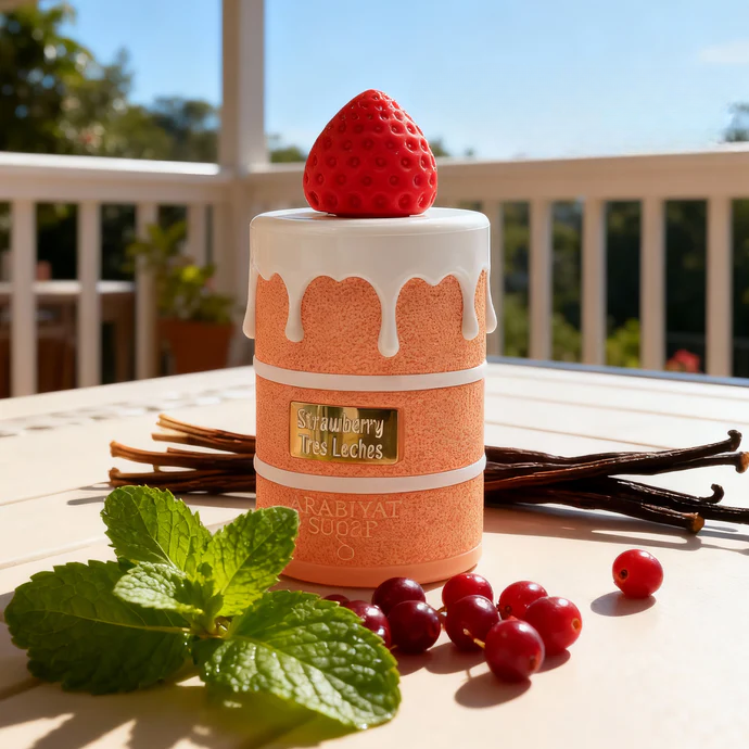 Arabiyat Sugar Strawberry Tres Leches EDP 100 мл – Гурме аромат с портокалов цвят - Image 16