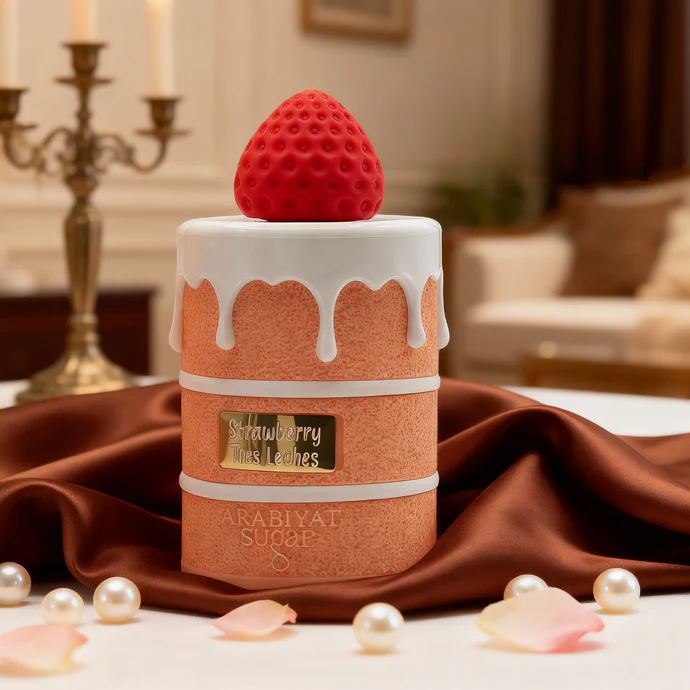 Arabiyat Sugar Strawberry Tres Leches EDP 100 мл – Гурме аромат с портокалов цвят - Image 15