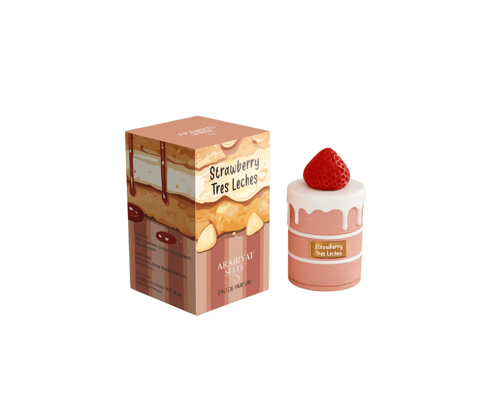 Arabiyat Sugar Strawberry Tres Leches EDP 100 мл – Гурме аромат с портокалов цвят - Image 7
