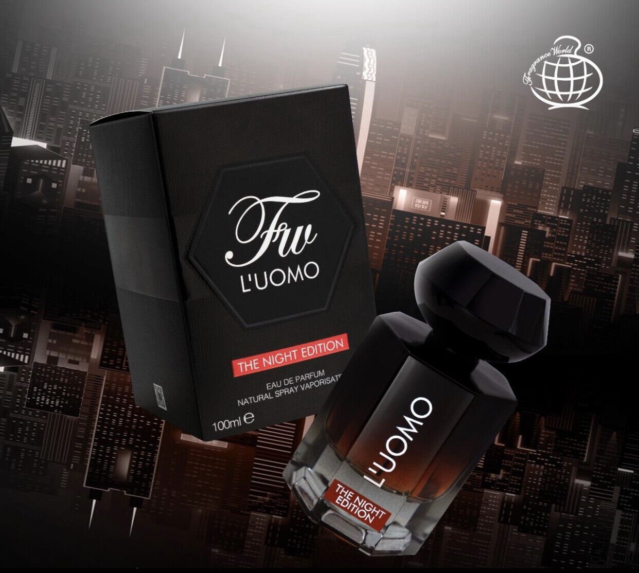 Fragrance World L'Uomo The Night Edition EDP 100 мл – Дървесен аромат с лавандула - Image 9