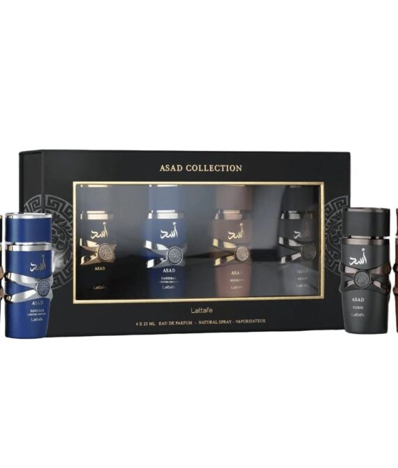 Луксозен комплект за мъже – Lattafa Asad Collection 4 Piece Gift Set