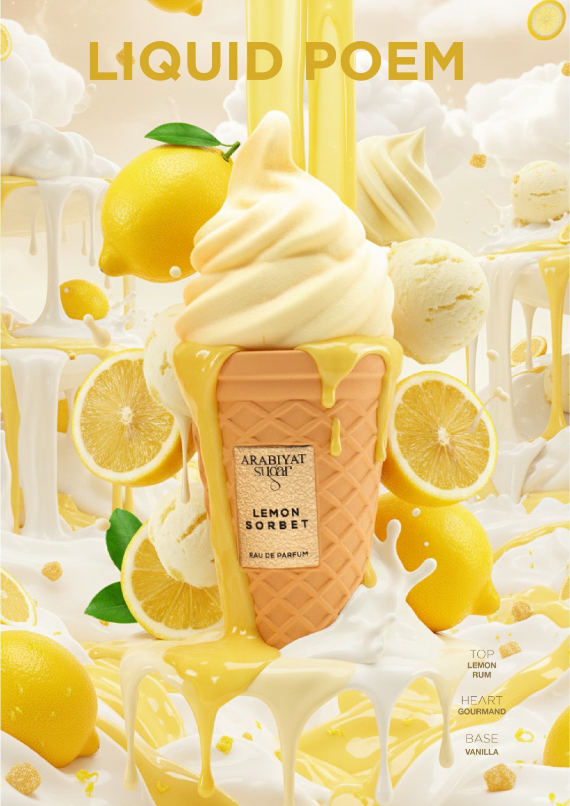 Arabiyat Sugar Lemon Sorbet EDP 100 мл – Гурме аромат с гурме - Image 13