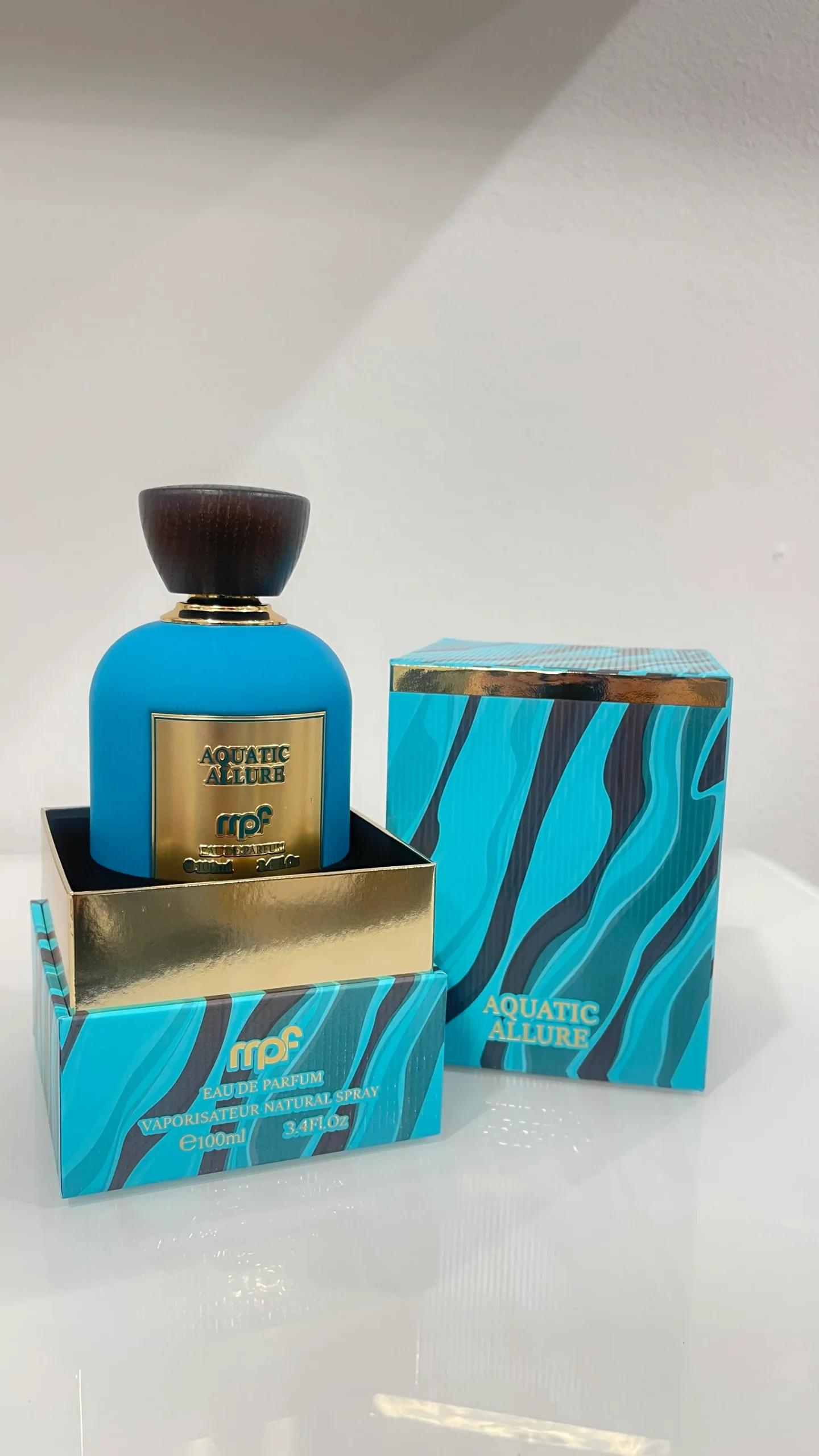 My Perfumes Aquatic Allure EDP 100 мл – Флорален аромат с африкански портокалов цвят - Image 7
