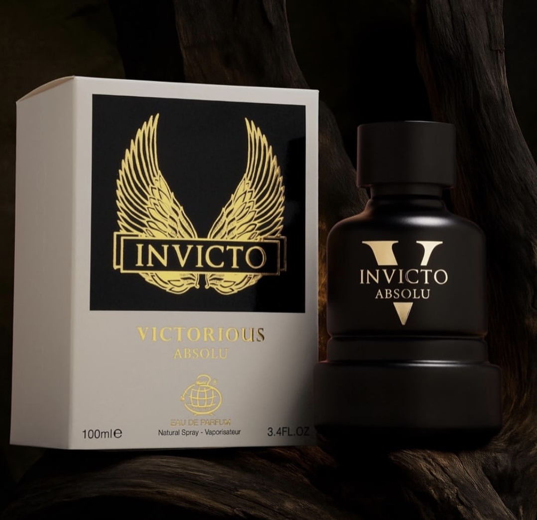 Fragrance World Invicto Victorious Absolu EDP 100 мл – Дървесен аромат с кехлибар - Image 6