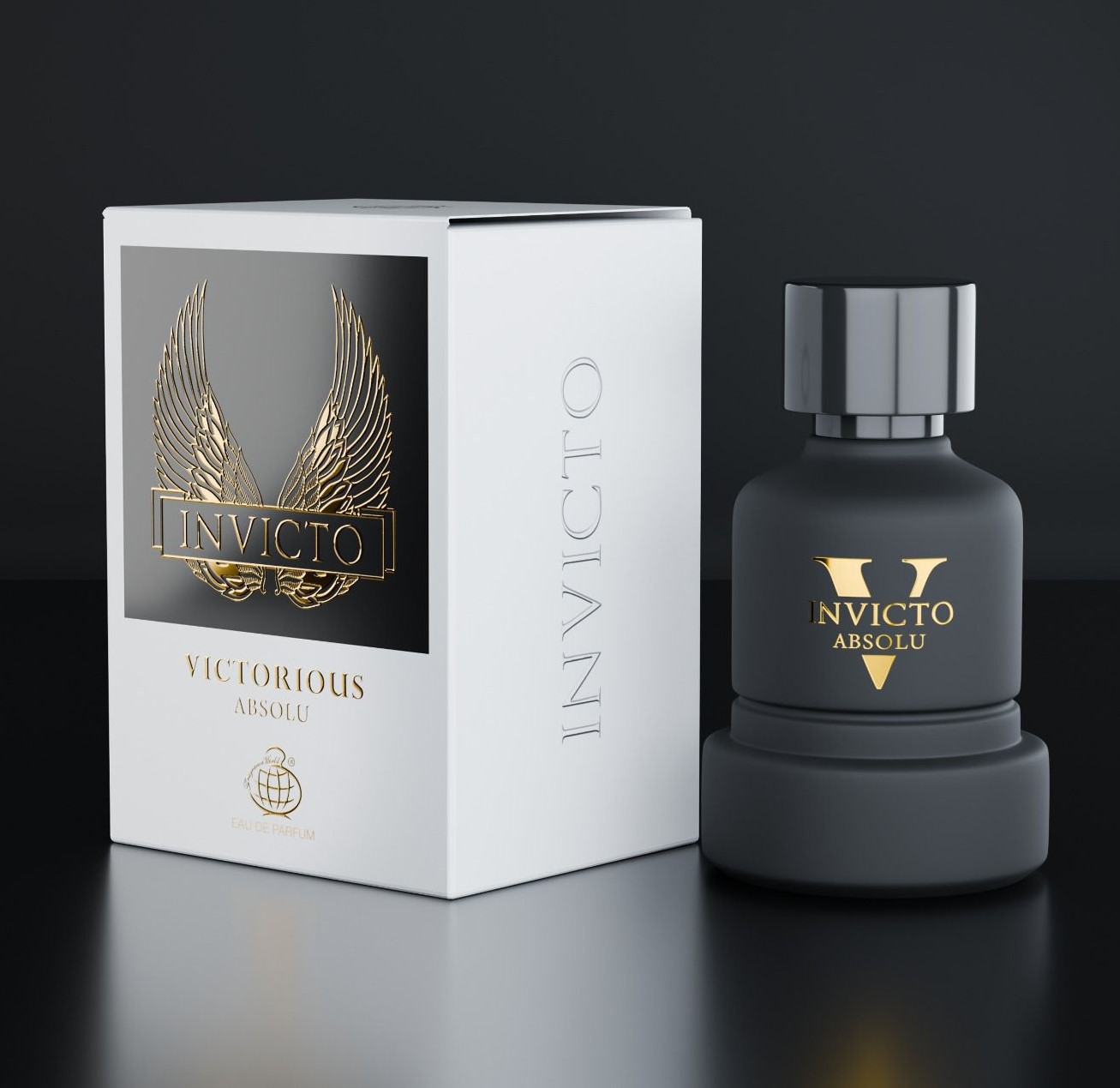 Fragrance World Invicto Victorious Absolu EDP 100 мл – Дървесен аромат с кехлибар - Image 9