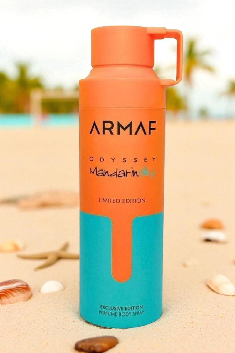 Armaf Odyssey Mandarin Sky Body Spray 200 мл – Дезодорант за мъже - Image 8