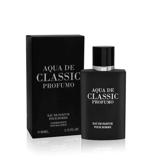 Fragrance World Aqua De Classic Profumo EDP 80 мл – Дървесен аромат с праскова