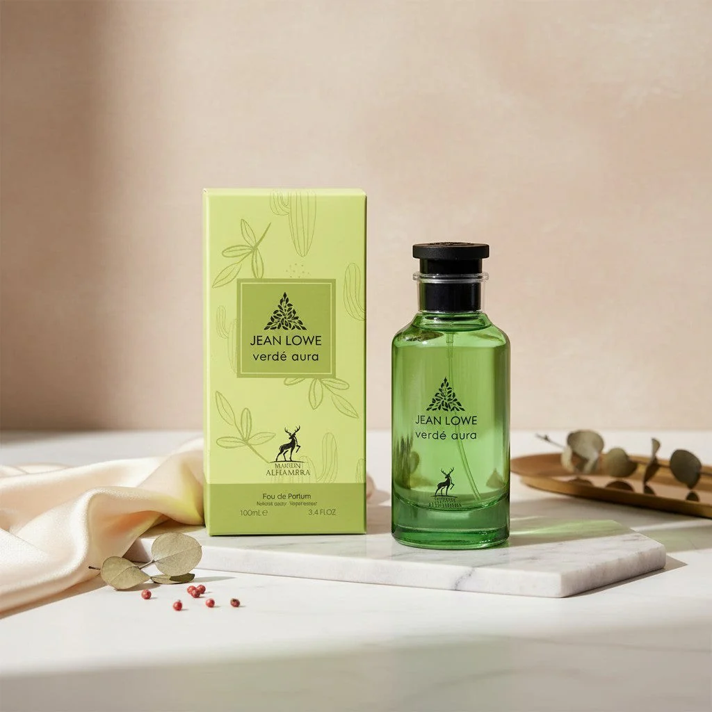 Maison Alhambra Jean Lowe Verde Aura EDP 100 мл – Флорален аромат с кайсия - Image 7