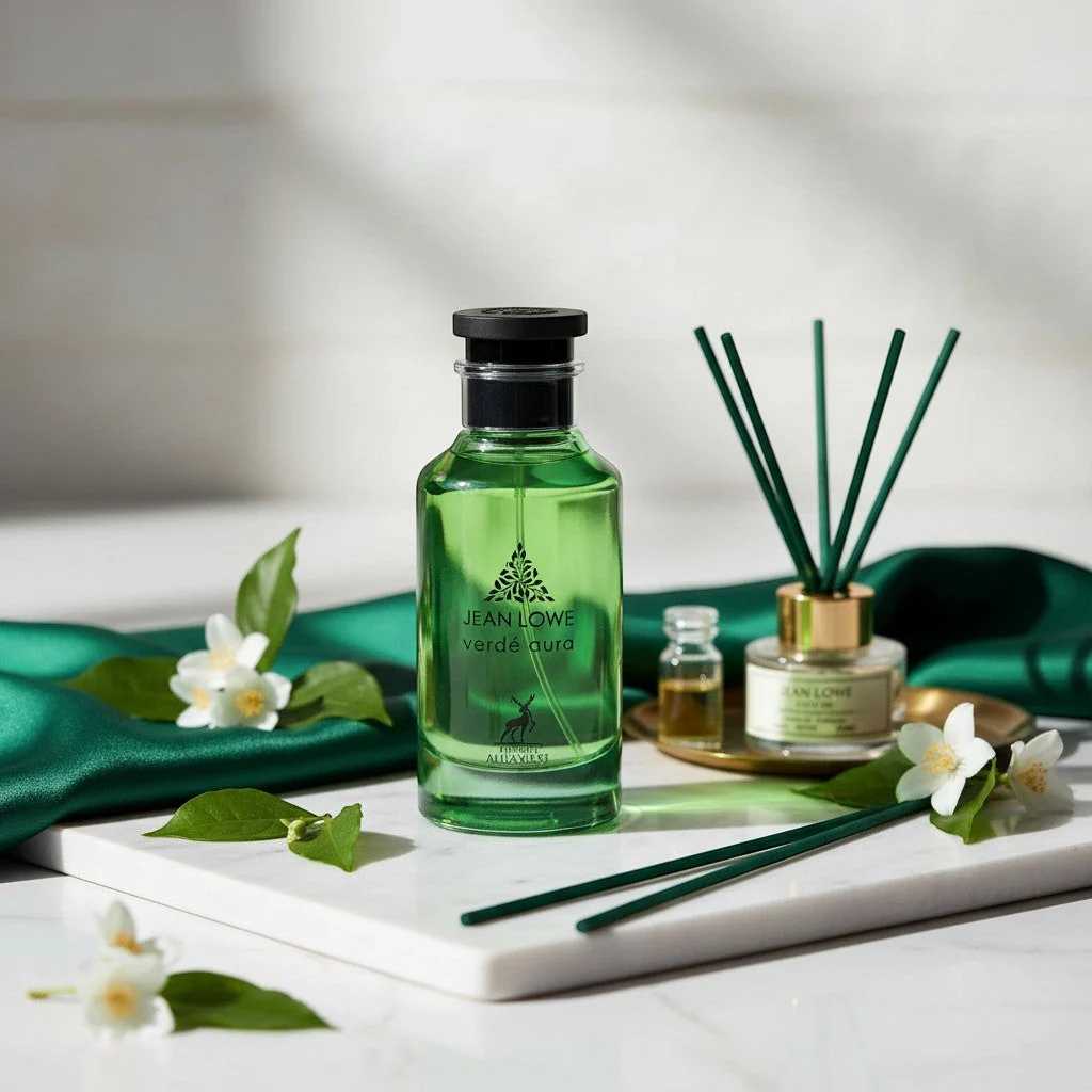 Maison Alhambra Jean Lowe Verde Aura EDP 100 мл – Флорален аромат с кайсия - Image 6