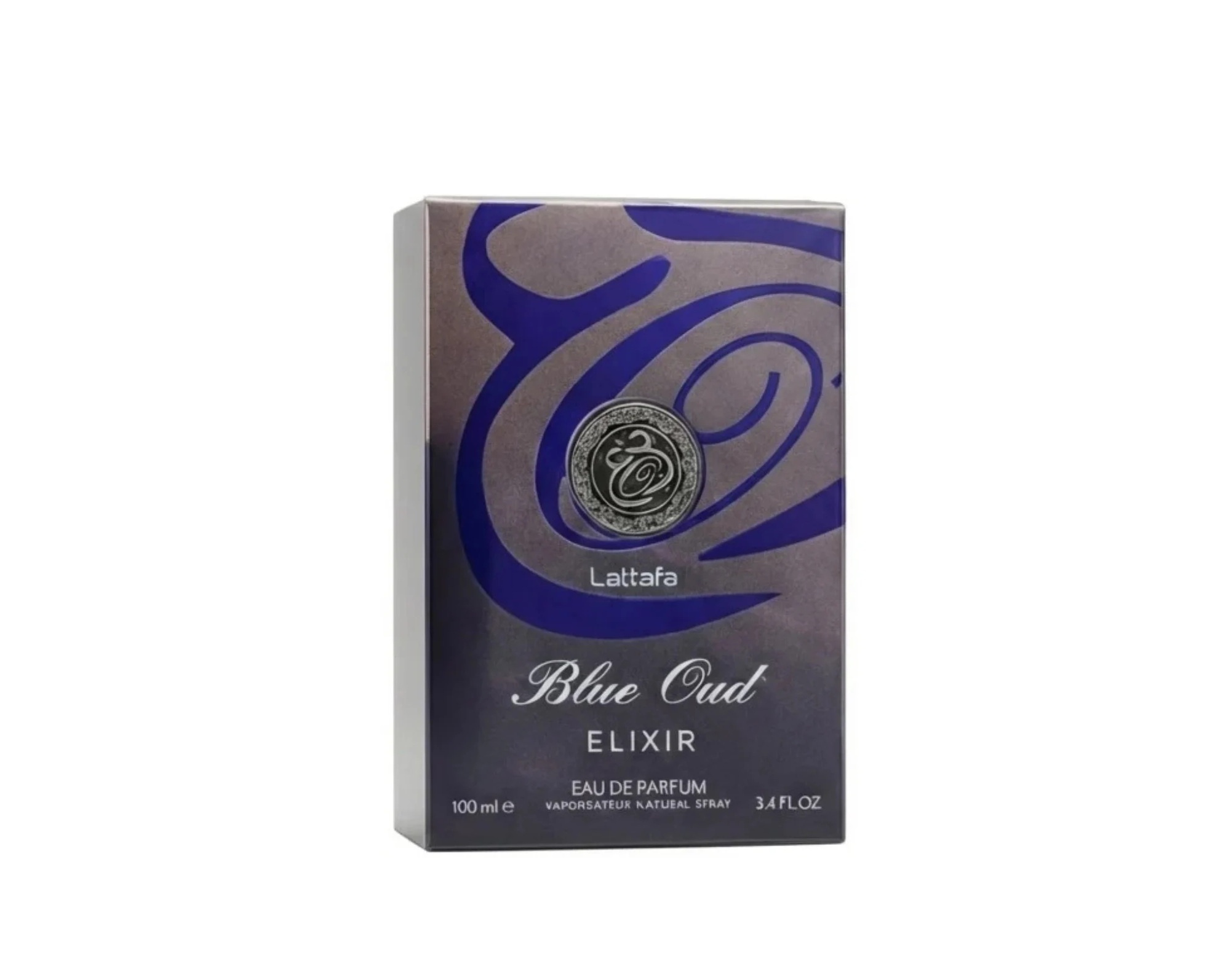 Lattafa Blue Oud Elixir EDP 100 мл – Дървесен аромат с здравец - Image 3