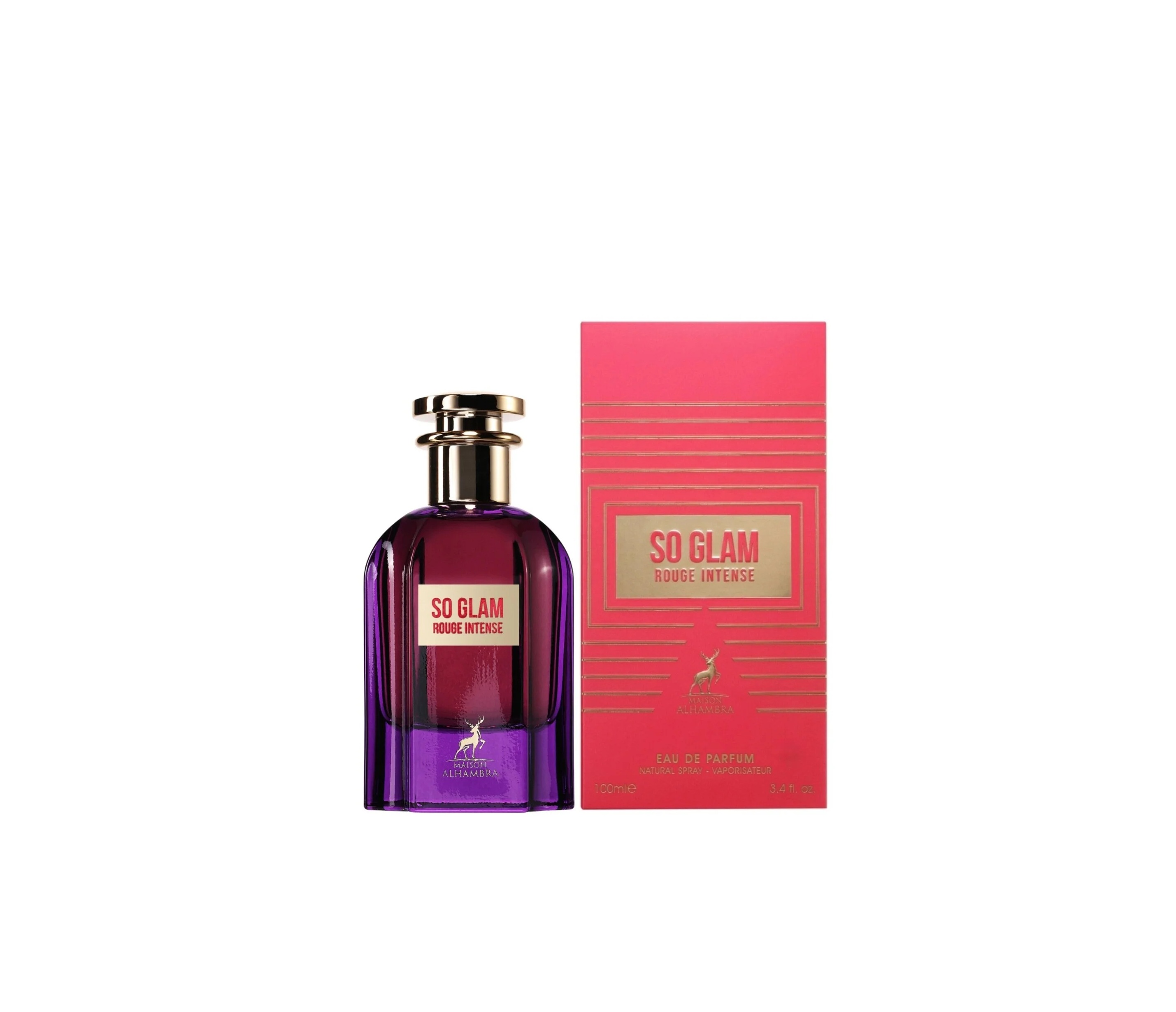 Maison Alhambra So Glam Rouge Intense EDP 100 мл – Гурме аромат с ванилия - Image 4