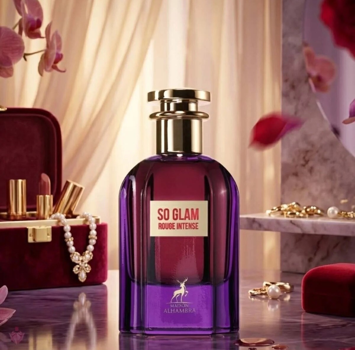 Maison Alhambra So Glam Rouge Intense EDP 100 мл – Гурме аромат с ванилия - Image 11