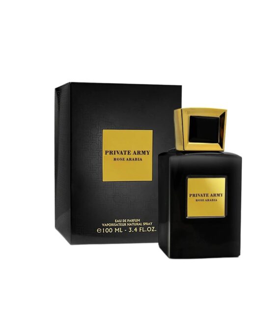 Fragrance World Private Army Rose Arabia EDP 100 мл – Дървесен аромат с пачули