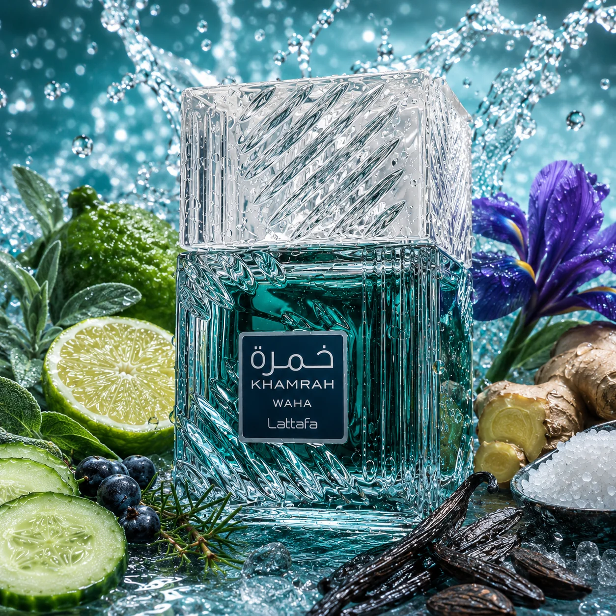 Lattafa Khamrah Waha EDP 100 мл – Гурме аромат с краставица - Image 12