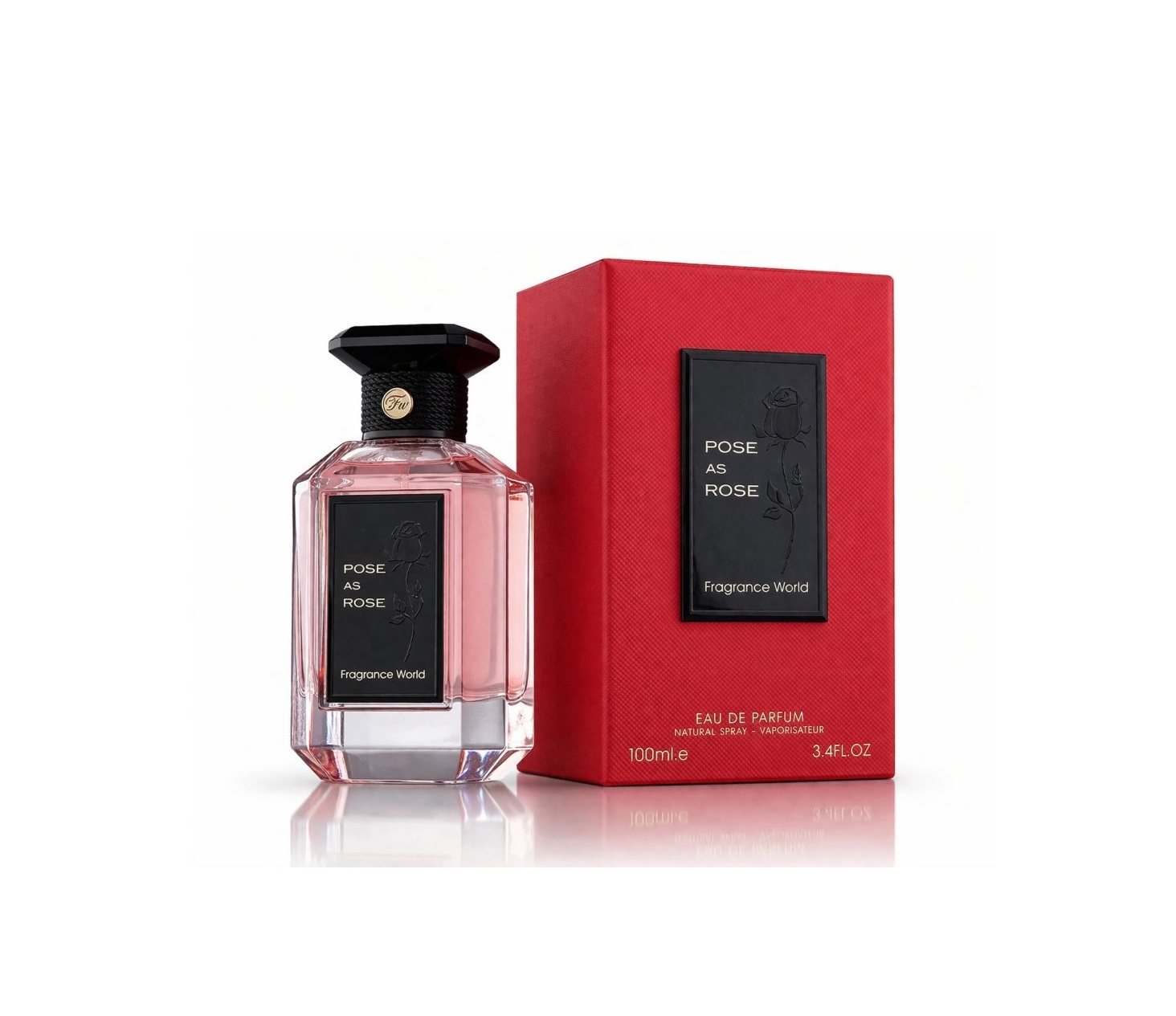 Fragrance World Pose As Rose EDP 100 мл – Флорален аромат с хелиотроп - Image 5