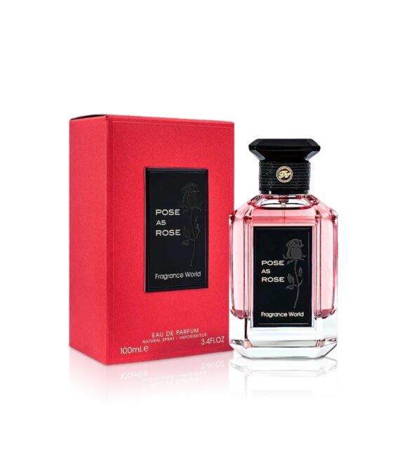 Fragrance World Pose As Rose EDP 100 мл – Флорален аромат с хелиотроп