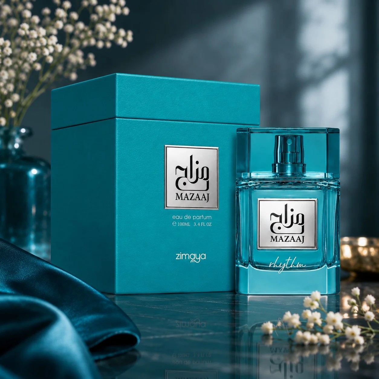 Zimaya Mazaaj Rhythm EDP 100 мл – Свеж аромат с джинджифил - Image 8