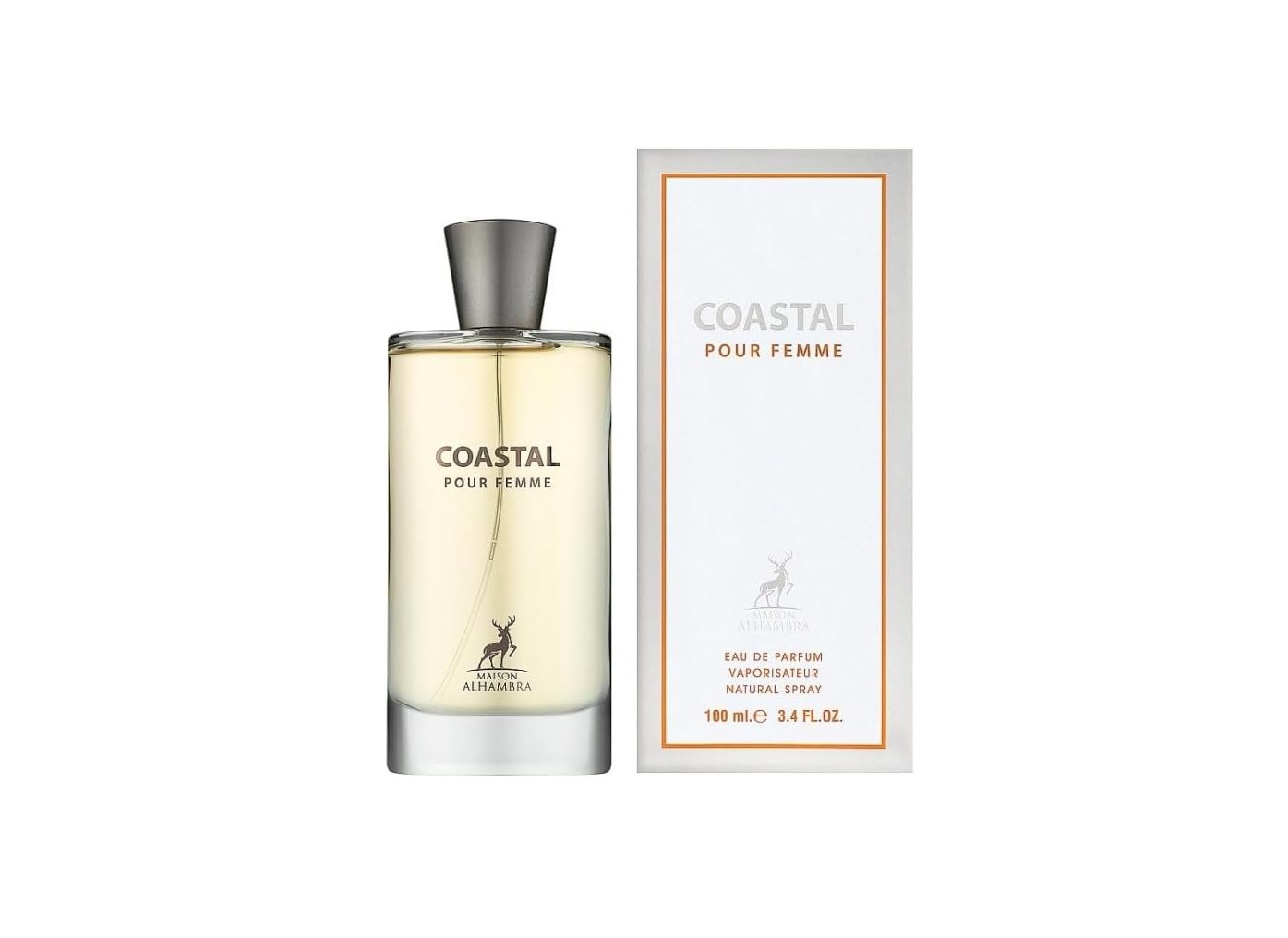 Maison Alhambra Coastal Pour Femme EDP 100 мл – Дървесен аромат с жасмин - Image 3