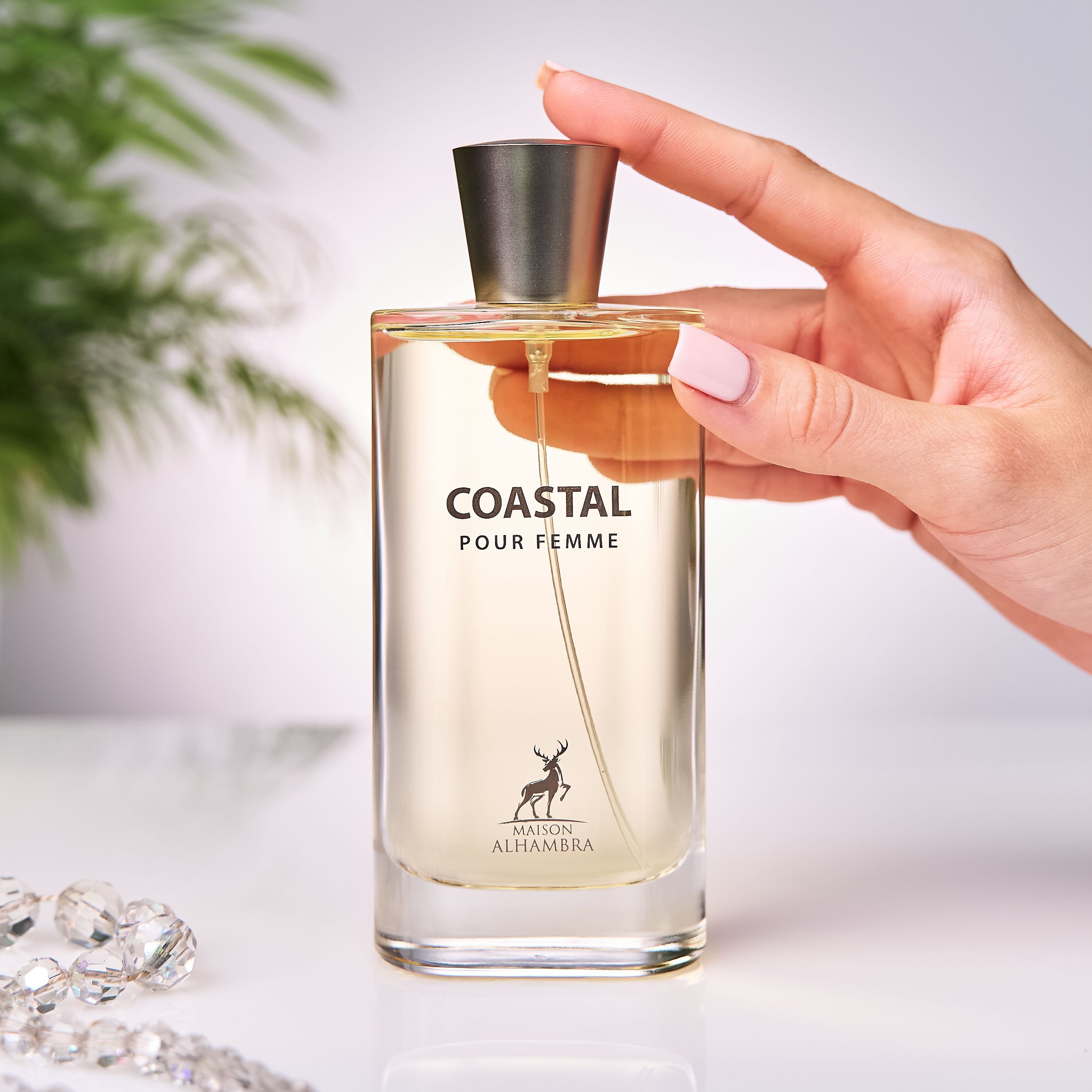 Maison Alhambra Coastal Pour Femme EDP 100 мл – Дървесен аромат с жасмин - Image 8