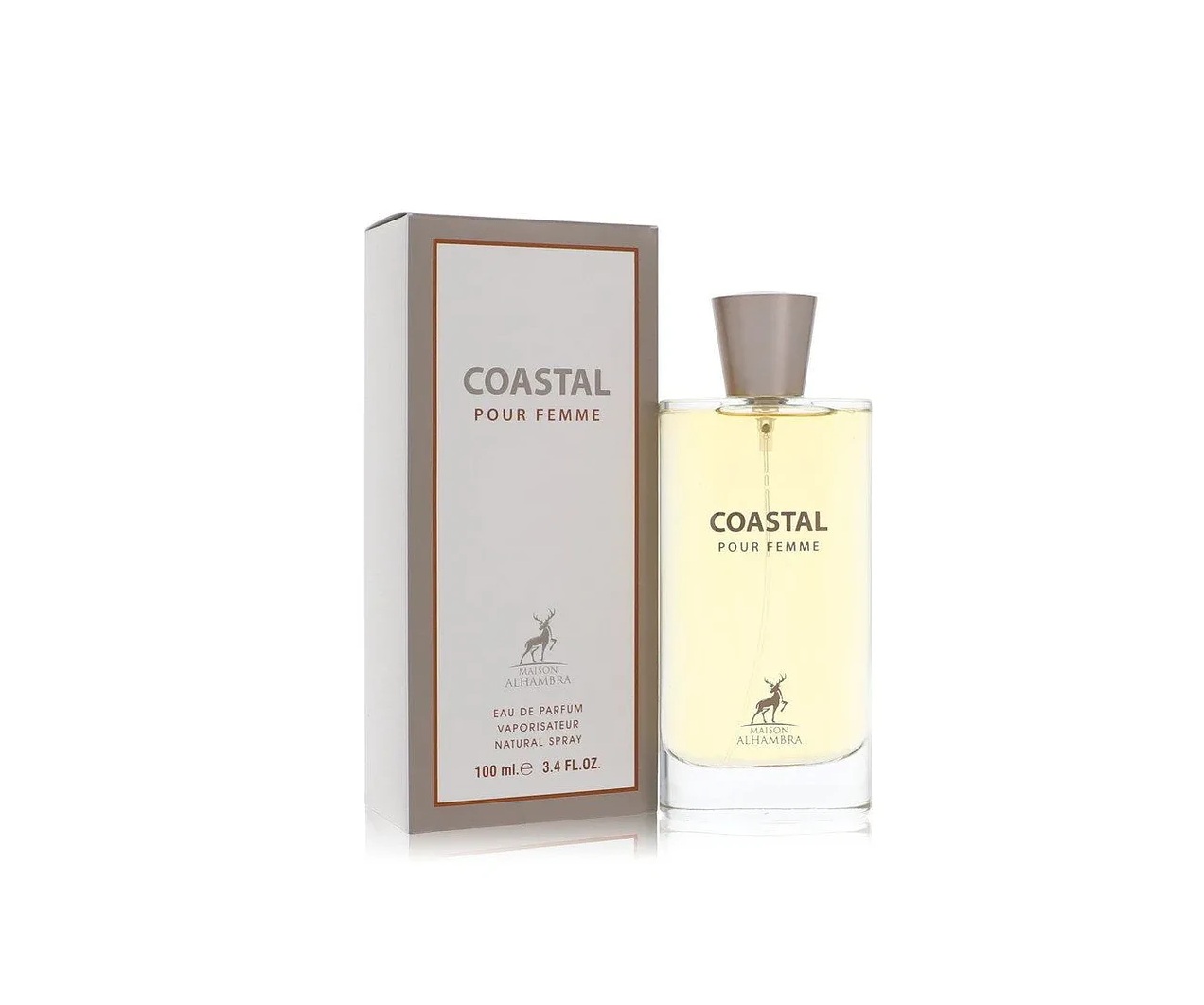 Maison Alhambra Coastal Pour Femme EDP 100 мл – Дървесен аромат с жасмин - Image 5