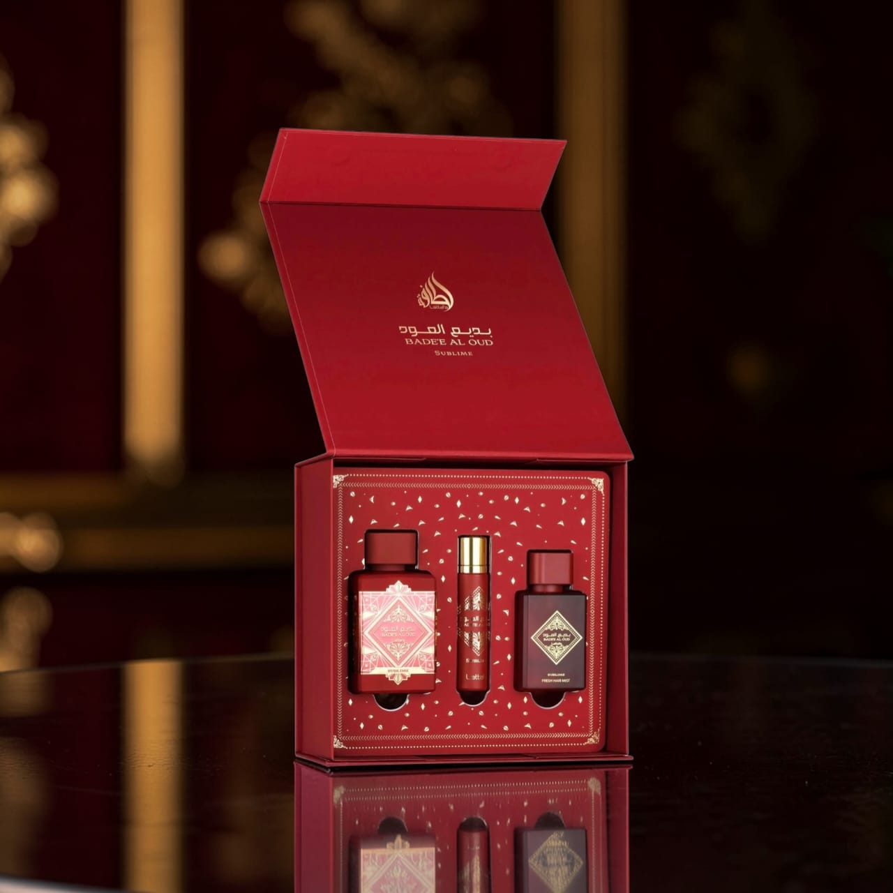 Луксозен комплект за жени и мъже – Lattafa Badee Al Oud Sublime Giftset - Image 8