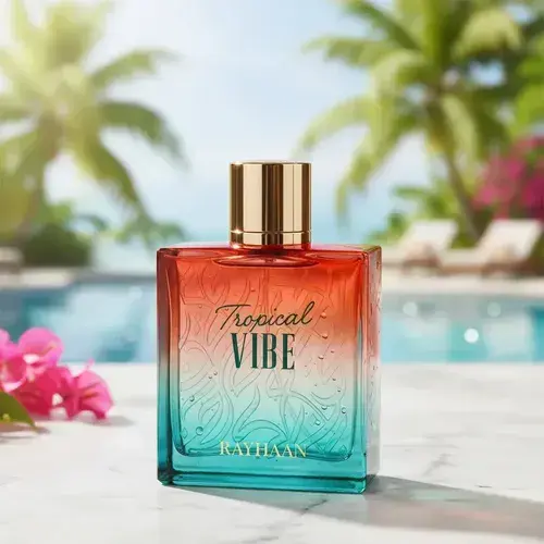 Rayhaan Tropical Vibe EDP 100 мл – Дървесен аромат с бели цветя - Image 10