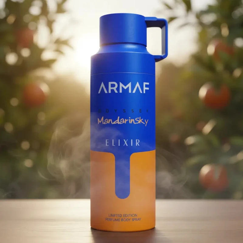 Armaf Odyssey Mandarin Sky Elixir Perfume Body Spray 200 мл – Дезодорант за мъже - Image 7