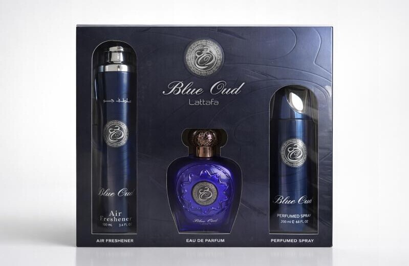 Луксозен комплект за жени и мъже – Lattafa Blue Oud Giftset - Image 6