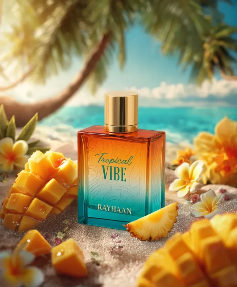 Rayhaan Tropical Vibe EDP 100 мл – Дървесен аромат с бели цветя - Image 12