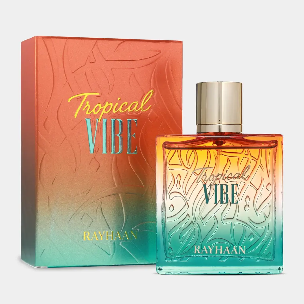 Rayhaan Tropical Vibe EDP 100 мл – Дървесен аромат с бели цветя - Image 6