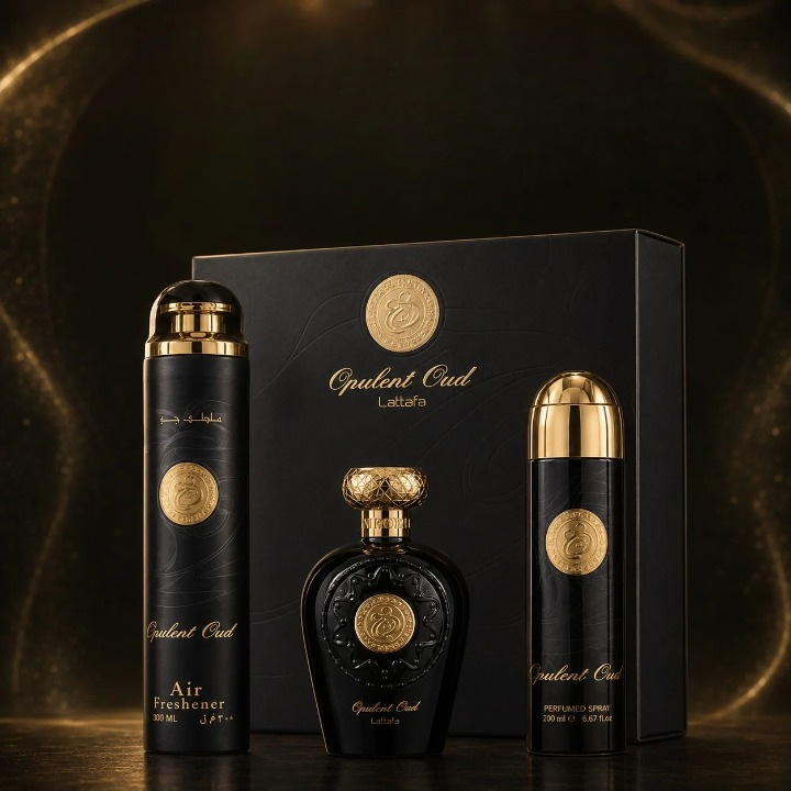 Луксозен комплект за жени и мъже – Lattafa Opulent Oud Giftset - Image 10